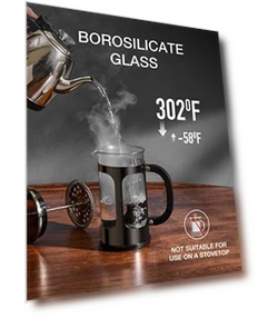 French Press Coffee Maker — Hand Coffee Grinders, BAYKA