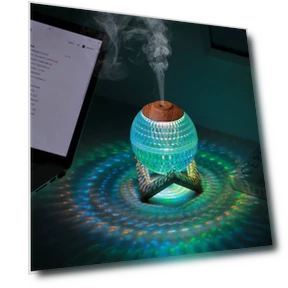 Colorful Night Light Crystal Ball Humidifier — Air Moisturizers