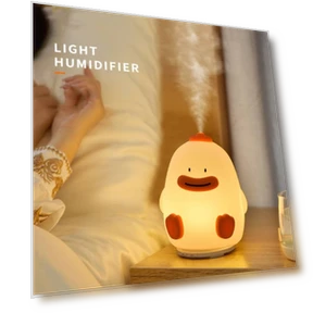 Small USB Plug-in Home Aromatherapy Night Light Humidifier — Air Moisturizers