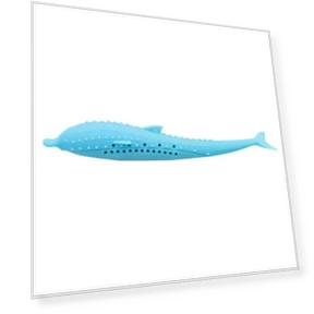 Catnip Cat Teeth Cleaning Silicone Dolphin Toy — Dental Care