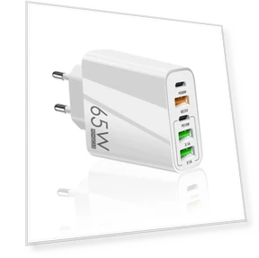 65W 5-портовый USB PD зарядное устройство — Зарядные устройства