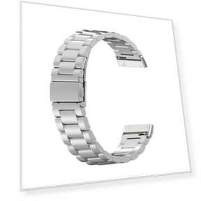 Beads Stainless Steel Watch Band — Girls' Watch Straps, Fitbit