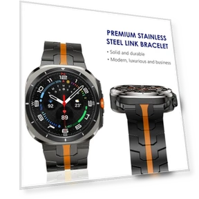 Butterfly Buckle Titanium Alloy Watch Band — Bands, Samsung