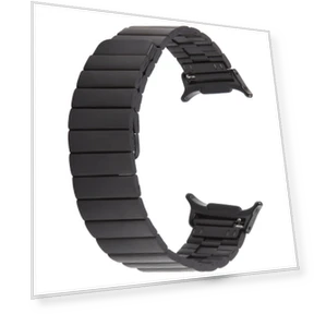 Bamboo Stainless Steel Magnetic Watch Band — Bands, Samsung