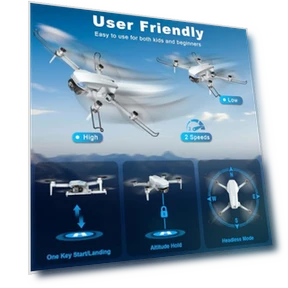 2K HD FPV Drone with Brushless Motor — Drones, BLINORY
