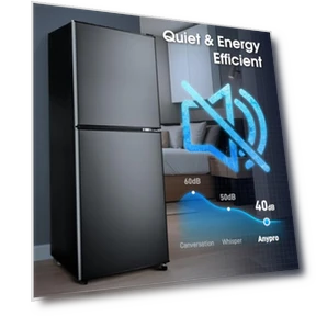 Fridge with Bottom Freezer and Drawer — Mini Fridges, Anypro