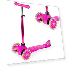 Kids Mini Kick Scooter with Light-Up Wheels — Balance Bikes, Best Choice Products