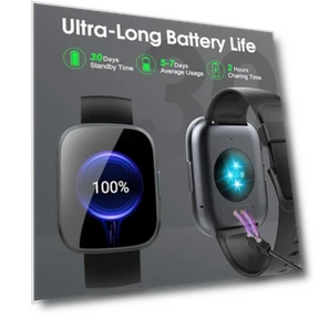 Smart Watch with HD Touch Screen — Smartwatches, Puqo