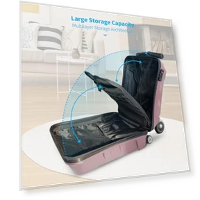 3-D Hardshell Scooter Suitcase — Детские чемоданы, TABU