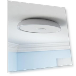 Smart Waterproof LED Flush Mount Ceiling Light Fixture with Bluetooth Speaker — Overhead Lighting, ASALL