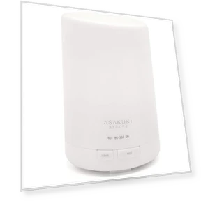 Essential Oil Diffuser with Humidifier and LED Light — Diffusers, ASAKUKI