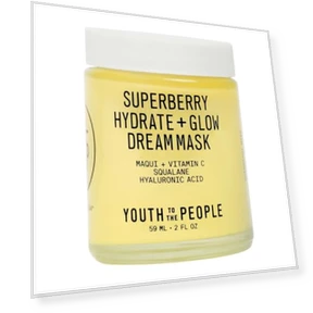 Superberry Hydrate + Glow Dream Mask — Nighttime Moisturizers, Youth To The People