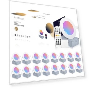 Smart Recessed Lighting — LED, POWERASIA