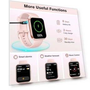 Smart Watch with Alexa Built-in — Smartwatches, Fitpolo