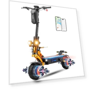 Электрический скутер с C-образным амортизатором — Гироскутеры, M YUME SCOOTER