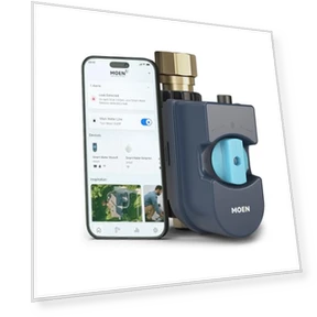 Smart Water Monitor and Automatic Shutoff Sensor — Water Leak Detection Systems, Moen