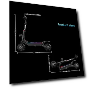 Powerful 5600W Dual Motor Electric Scooter — Electric Self-Balancing Scooters, ONECNA