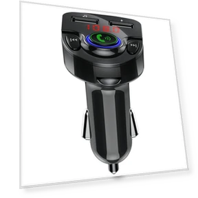 Bluetooth MP3 плеер с голосовой навигацией, зарядкой для автомобиля, детектором напряжения и FM-передатчиком — FM-передатчики