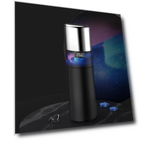 Smart USB Rechargeable Hot and Cold Cup with Handle — Travel Drinkware