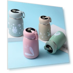 Intelligent Temperature Display Thermos Mug with Color Change Feature — Travel Drinkware