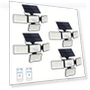 Solar Motion Sensor Outdoor Lighting, 288 LED, Remote Control — Outdoor Security & Flood Lighting