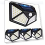 LED Solar Wall Light with Motion Sensor, 2 Packs — Outdoor Security & Flood Lighting