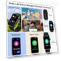 Превью Smart Watch with 24 Sport Modes, IP68 Waterproof, Heart Rate Monitor — Smartwatches, Fempoin