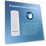 Thumbnail Wireless Doorbell Kit with Plug-In Receiver, 2 Melodies, 150 Ft Range — Kits, Philips