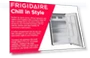 Thumbnail 2.5 cu ft Compact Refrigerator with Freezer, Stainless Steel — Mini Fridges, Frigidaire