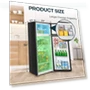 Thumbnail 7.7 Cu.Ft. Double Door Refrigerator with Freezer, Adjustable Thermostat, Large Capacity — Cooling Solutions, Upstreman