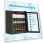 Thumbnail 76 Can Mini Fridge with Glass Door, Adjustable Shelves — Drink Coolers, Erivess