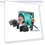 Thumbnail Mirrorless Vlogging Camera with Lens, Tripod and Microphone, 24.2MP, 4K Video — Professional DSLR Cameras, Canon