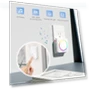 Thumbnail Wireless Doorbell Kit with 3 Receivers & 2 Buttons, 1000ft Range, 32 Melodies — Kits, PHYSEN