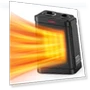 Thumbnail 1500W PTC Ceramic Space Heater with Thermostat — Portable Heating Solutions, Pereysi