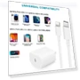 Thumbnail 20W USB C Fast Charger with 6FT Cable for iPhone — Charging Solutions, STAMISH