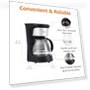 Thumbnail 5-Cup Coffee Maker with Reusable Filter — Coffee & Espresso Combos, Amazon Basics