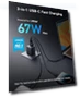 Превью 67W USB C GaN 3-Port Fast Wall Charger — Charging Solutions, Anker