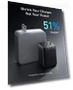 Превью 67W USB C GaN 3-Port Fast Wall Charger — Charging Solutions, Anker