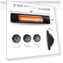Превью Carbon Infrared Outdoor Heater for Restaurant, Patio, Backyard, Garage, and Decks — Portable Heating Solutions, Dr Infrared Heater