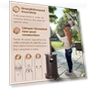 Thumbnail Portable Outdoor Propane Patio Heater with Table — Parts, Aspect Living
