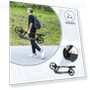 Превью Adjustable Height Folding Kick Scooter with Large Sturdy Wheels — Push Scooters, Nattork
