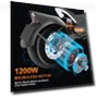Thumbnail 1200W Electric Scooter for Adults with 50 Miles Range & 31 mph Speed — Electric Self-Balancing Scooters, CUNFON