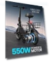 Thumbnail Electric Scooter with Large Middle Basket, 550W Motor, Foldable Design — Electric Self-Balancing Scooters, Gyroor