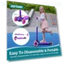 Thumbnail Kids Kick Scooter with LED Lighted Wheels and Adjustable Handlebars — Balance Bikes, Gotrax