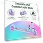 Thumbnail V2 Scooters for Kids with Light-Up Wheels & Adjustable Height, Foldable Kick Scooter for Children Ages 3-12 — Push Scooters, BELEEV