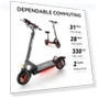 Thumbnail Electric Scooter with Seat for Adults, 28 Mph Max Speed & 31 Miles Max Range — Push Scooters, LET IT GO