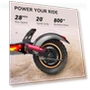 Thumbnail Electric Scooter with Seat for Adults, 28 Mph Max Speed & 31 Miles Max Range — Push Scooters, LET IT GO