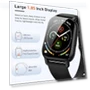 Thumbnail 1.85" HD Screen Smartwatch with Heart Rate Monitor, 110+ Sports Modes, IP68 Waterproof — Smartwatches, Poounur