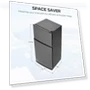 Thumbnail 2.8 Cu.Ft Fridge with Freezer, 7 Settings Temperature Adjustable, Low Noise — Mini Fridges, BODIOO