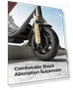Превью Electric Scooter with Front Suspension, 8.5 Solid Tires, 300W Motor, Smart APP Control — Electric Vehicles, MEGAWHEELS